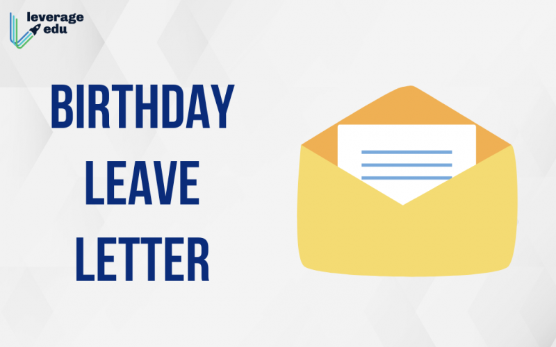 birthday leave letter