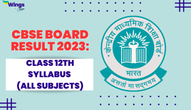 CBSE Class 12th Syllabus 2023-24 (All Subjects)