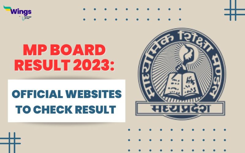MP board result 2023 official websites