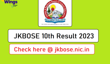 JKBOSE Class 10th Result