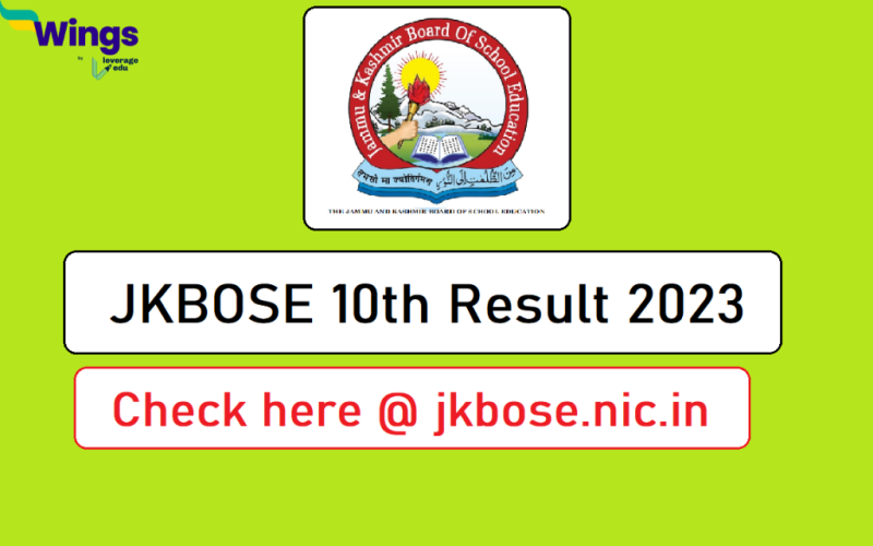 JKBOSE Class 10th Result