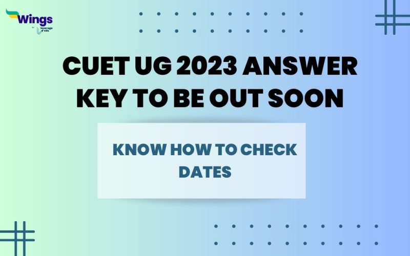 CUET UG 2023 answer key