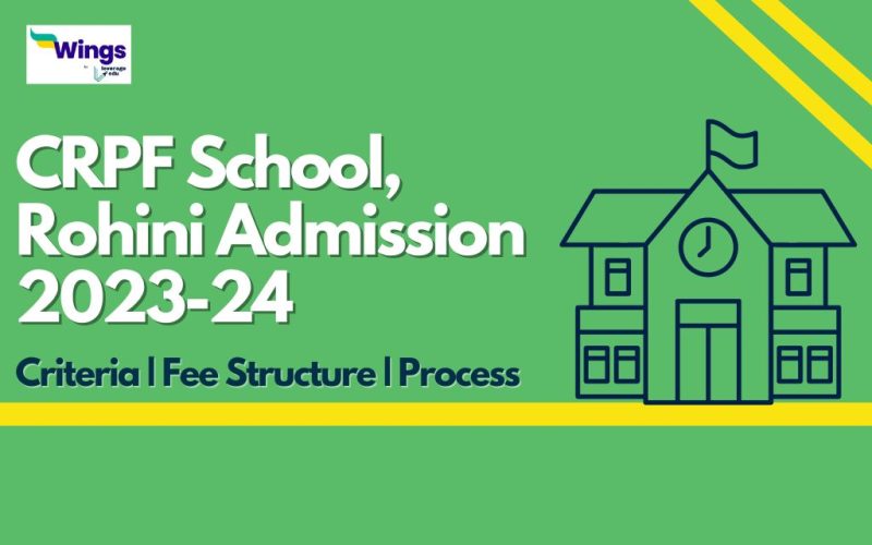 CRPF School Rohini Admission 2023-24