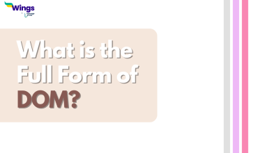 What is the Full Form of DOM?
