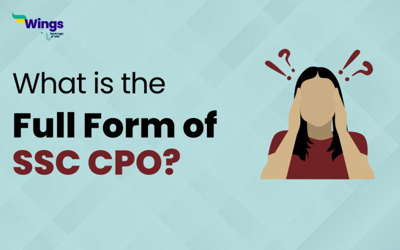 ssc cpo full form