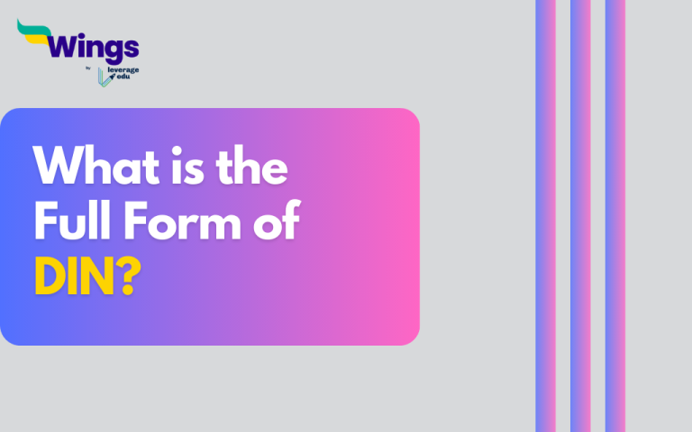 What Is The Full Form Of DIN What Is The Full Form Of DIN