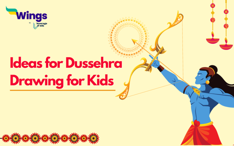 Dussehra Drawing for Kids