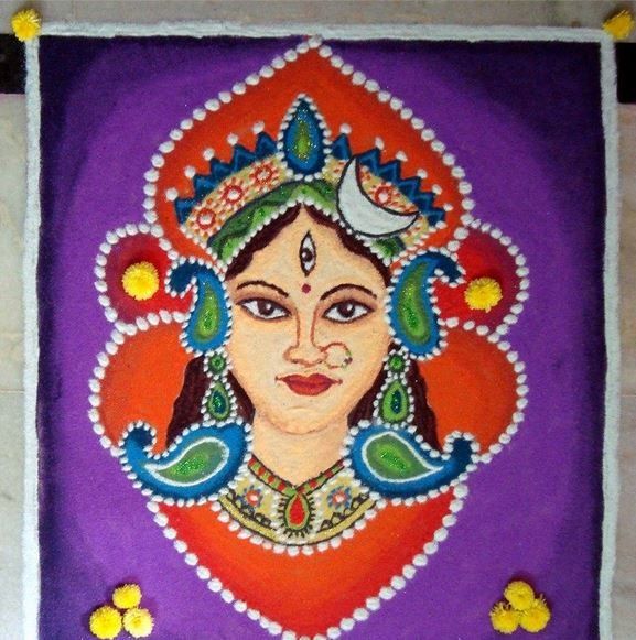 Laxmi Rangoli design
