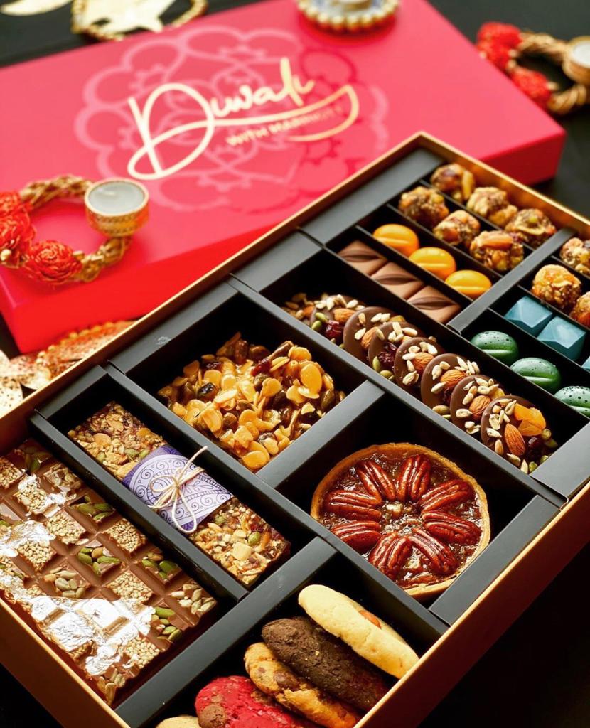 Luxurious sweet and snack Diwali Hamper