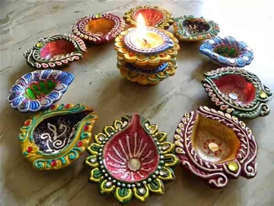 Diya Decoration ideas for Dussehra