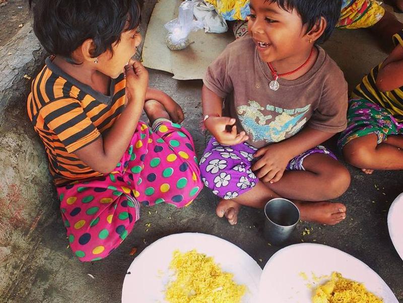 Food drive for hungry