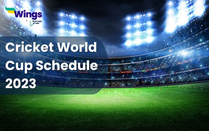 Cricket World Cup Schedule 2023