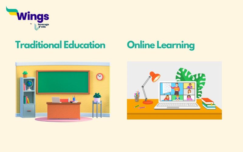 Difference between traditional education and online learning