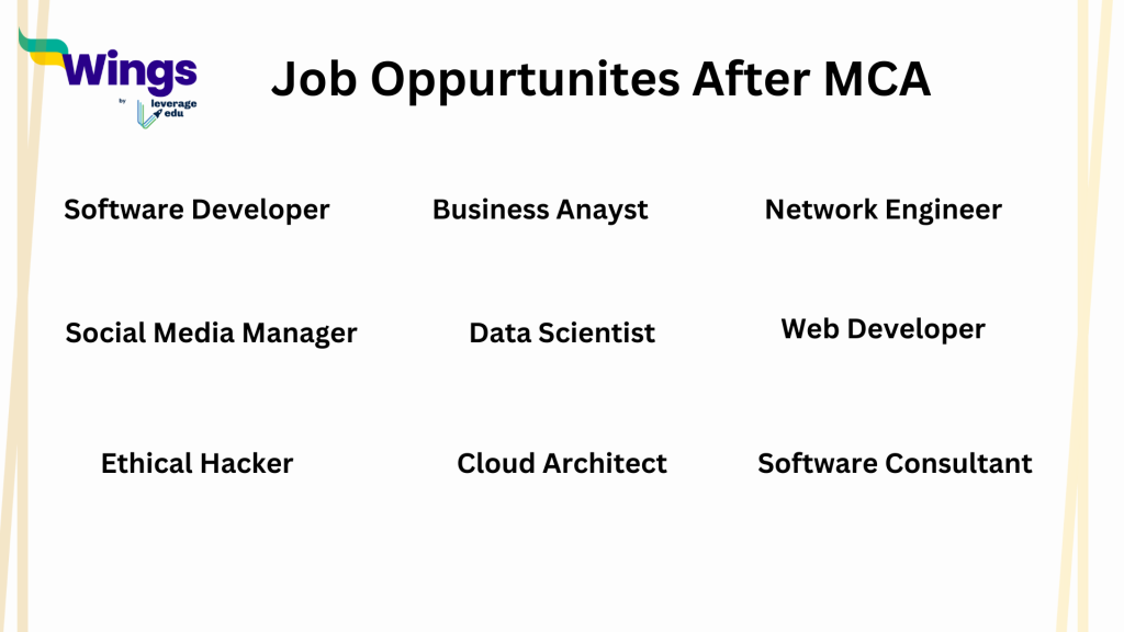Jobs after MCA Course