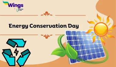 Energy Conservation Day; solar panels, recycling