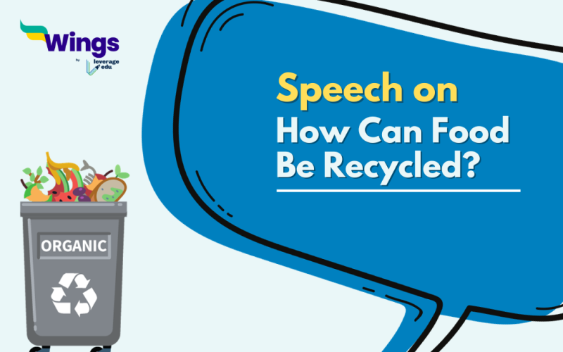speech on how can food be recycled