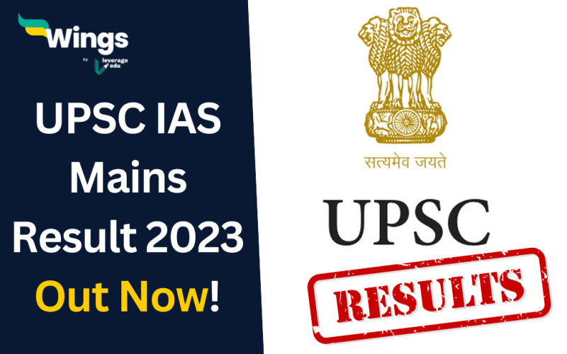 UPSC IAS Mains Result 2023