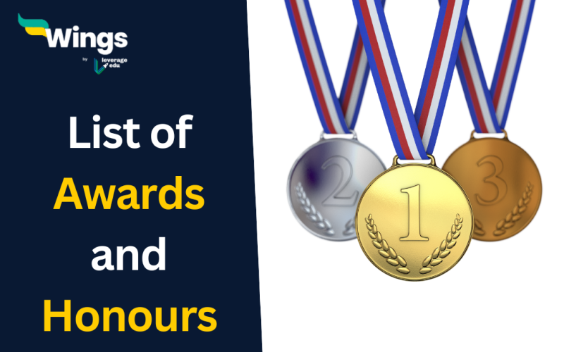 List of Awards and Honours