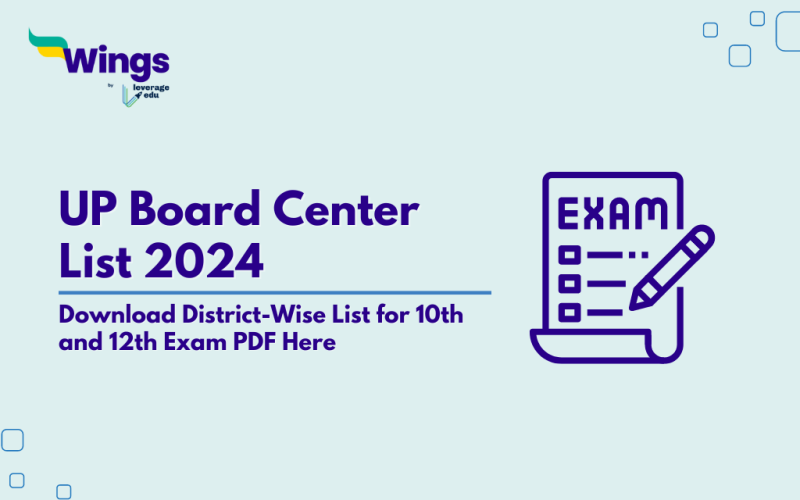 UP Board Center List 2024