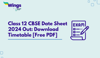 Class 12 CBSE Date Sheet 2024 Out