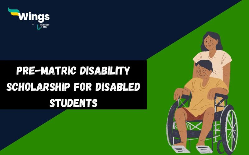pre matric disability scholarship