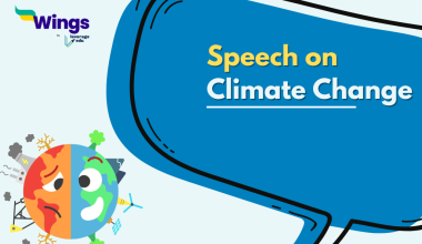 Climate change speech