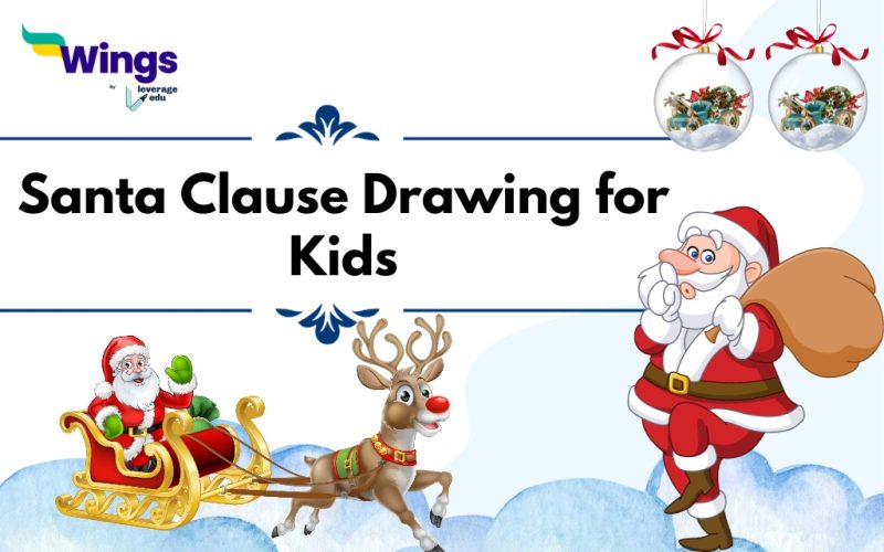 Santa clause drawing for Kids