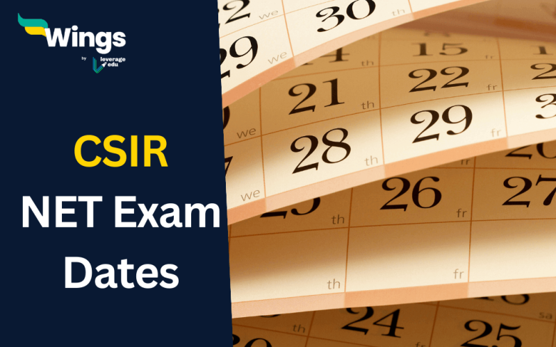 CSIR NET Exam Dates