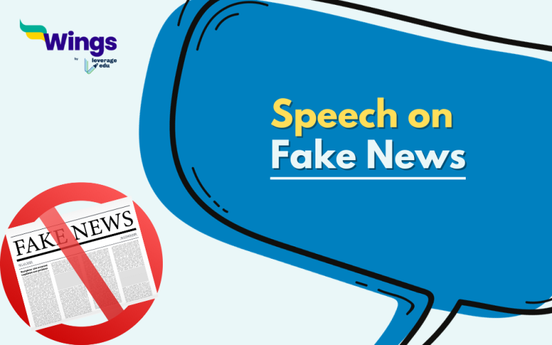 Speech on fake news