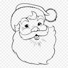 Santa Face Drawing