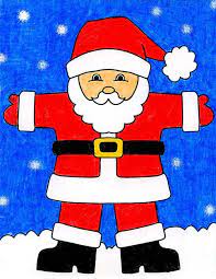 Santa Claus Drawing for Kids