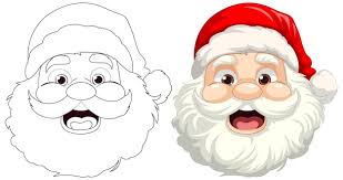 Guide to Draw Santa Claus Face