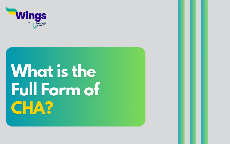 What is the full form of CHA?