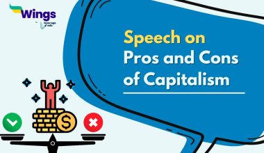Speech on pros and cons of capitalism