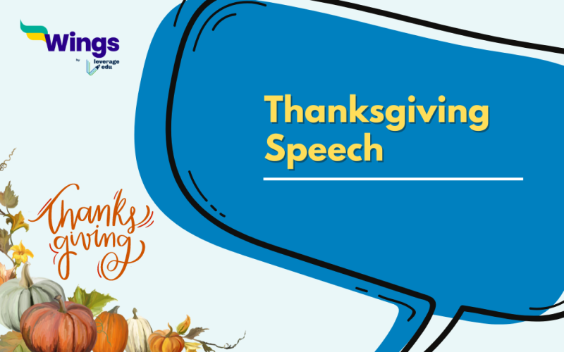 Thanksgiving Speech
