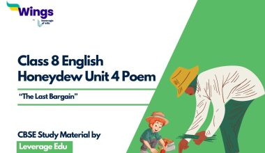 Class 8 English Honeydew Unit 4 Poem