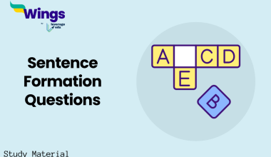 Sentence Formation Questions