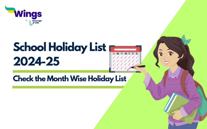 School Holiday List 2024-25