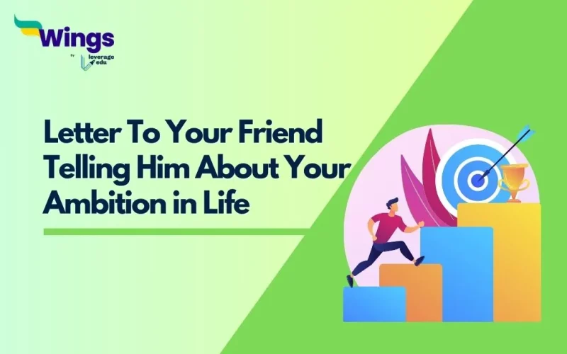 Letter To Your Friend Telling Him About Your Ambition in Life