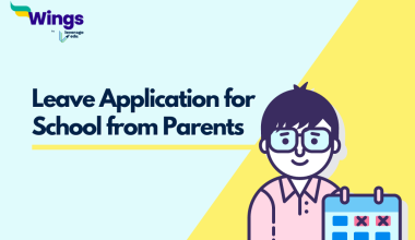 Leave Application for School from Parents