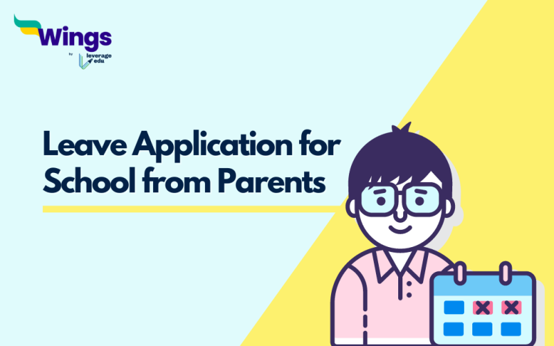 Leave Application for School from Parents
