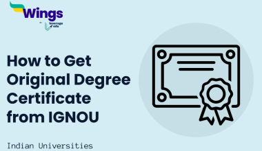 How to Get Original Degree Certificate from IGNOU Online?