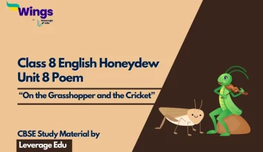 Class 8 English Honeydew Unit 8 Poem