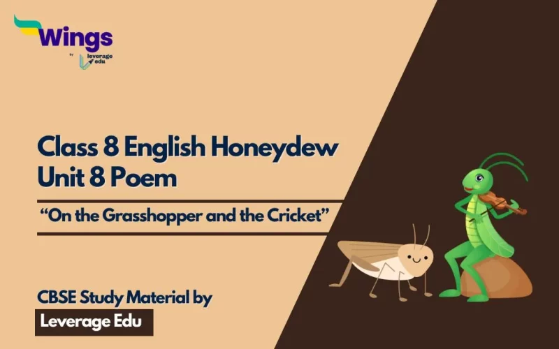 Class 8 English Honeydew Unit 8 Poem