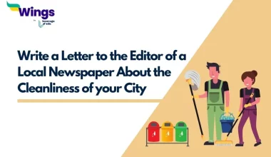 Write a Letter to the Editor of a Local Newspaper About the Cleanliness of your City