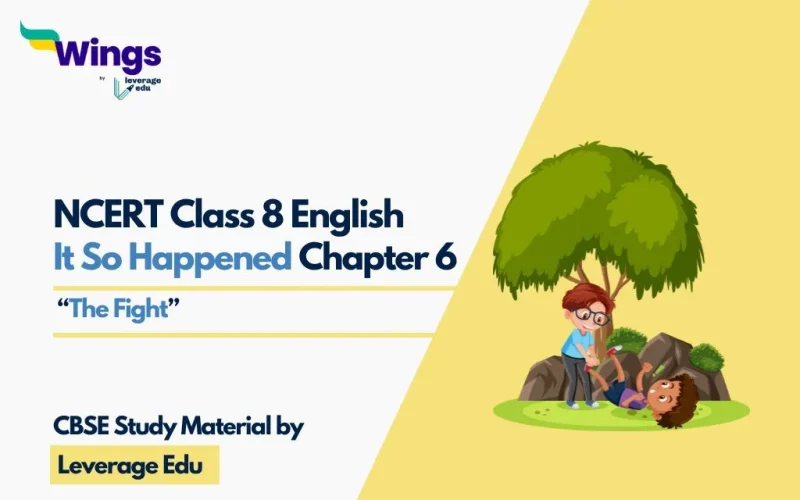 NCERT Class 8 English It So Happened Chapter 6 'The Fight'