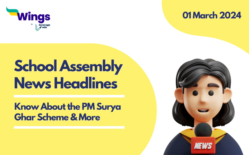 1 March School Assembly News Headlines