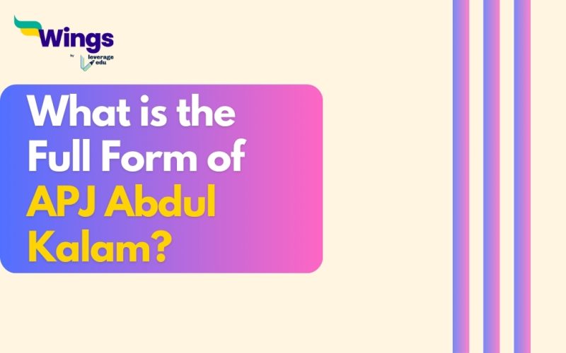 APJ Abdul Kalam full form