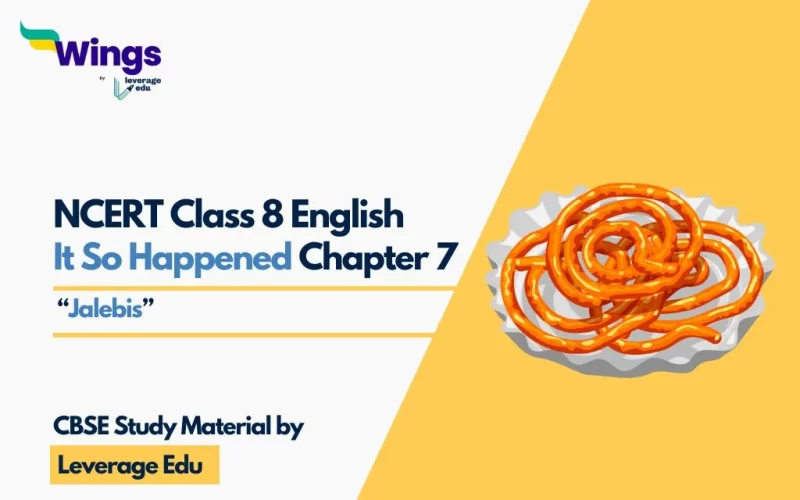 NCERT Class 8 English It So Happened Chapter 7 'Jalebis'