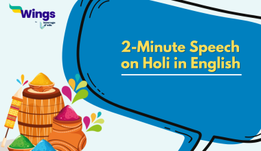 2-Minute Speech on Holi